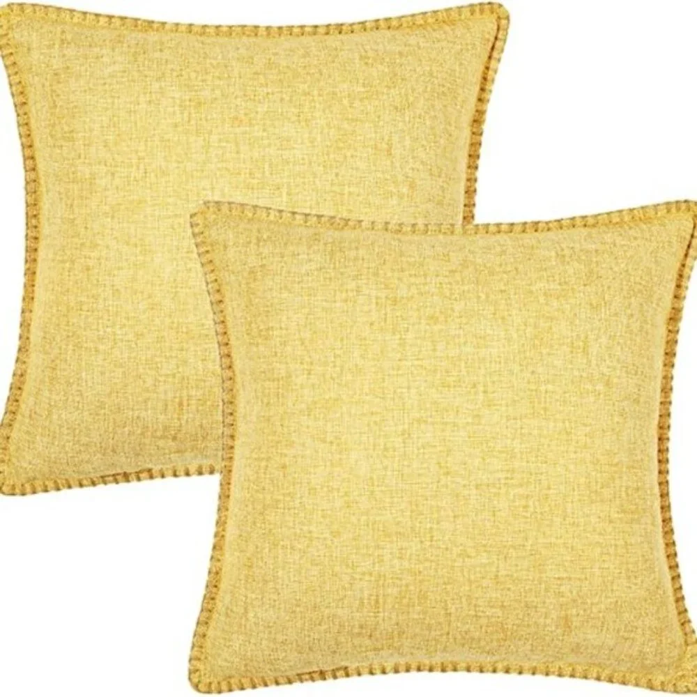 Decorative Farmhouse Rustic Throw Pillow Covers | Set of 4 | 20